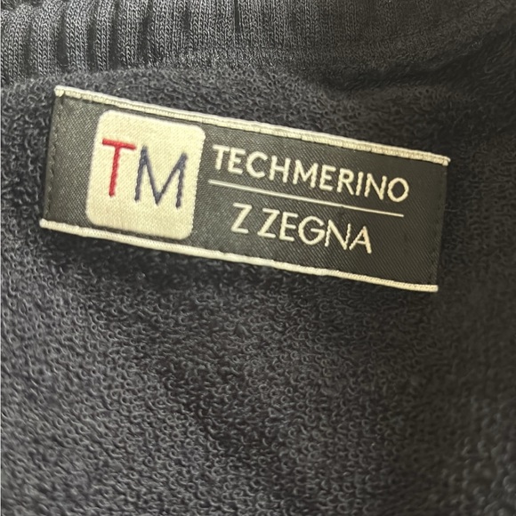 Z Zegna Techmerino Wool Jogger Pants Mens Ermenegildo Zegna Size Medium Navy - Picture 5 of 7